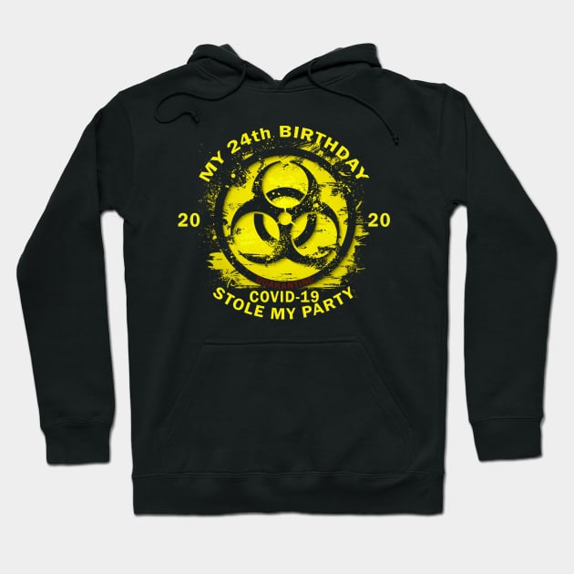 24th Birthday Quarantine Hoodie by Omarzone